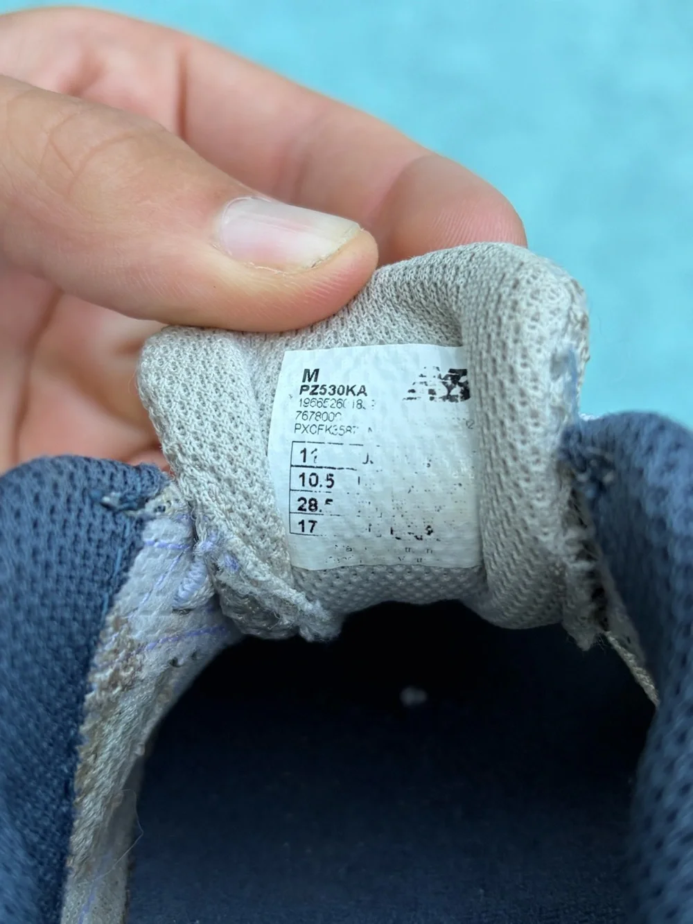 New Balance Kids Silver and Navy Trail Sneakers